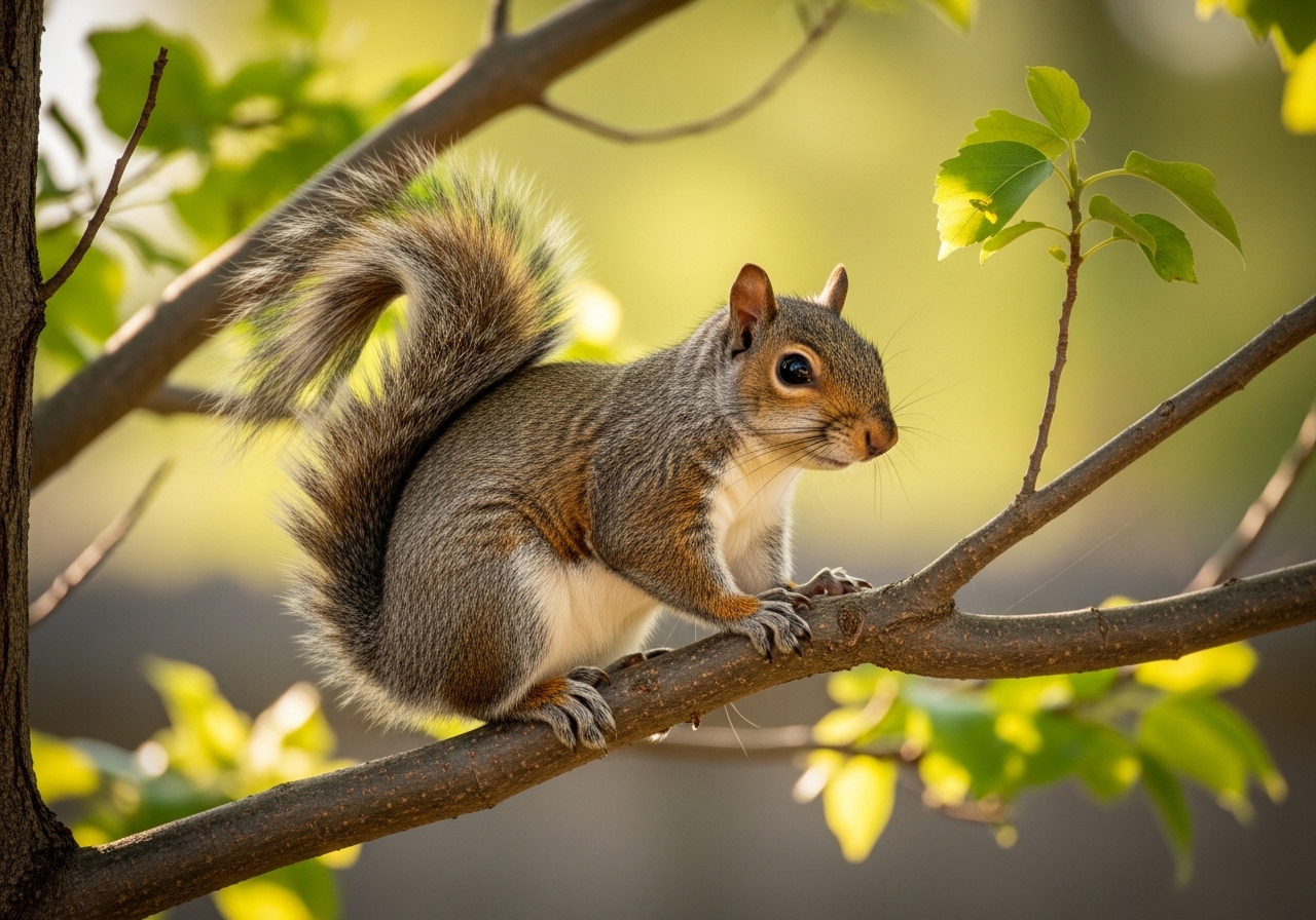 Eastern gray squirrel (Sciurus carolinensis)