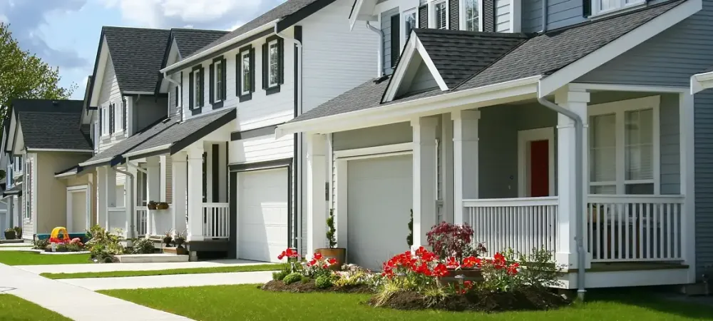 row of houses