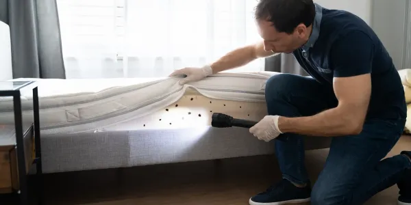 bed bug inspection of mattress