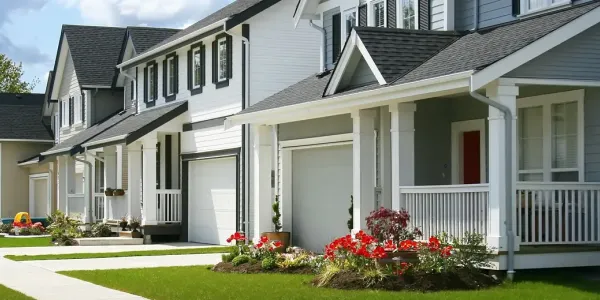 row of houses